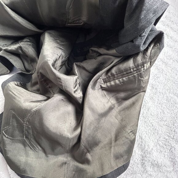 Vintage Staley Gretzinger Womens Floral Embroidered Art to Wear Blazer Black - Picture 5 of 12